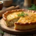 Delicious chicken and pastry pot pie with flaky crust and creamy filling.